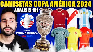 🔥TODAS las CAMISETAS COPA AMÉRICA 2024  ANÁLISIS 1X1 [upl. by Keese87]