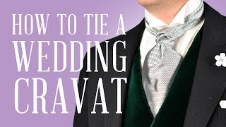 How To Tie A Formal Ascot amp Wedding Cravat For Proper Traditional Morning Wear [upl. by Colpin]