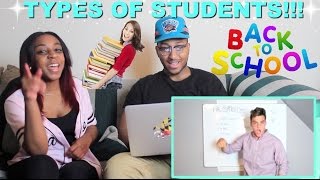 quotTYPES OF STUDENTSquot By The Dolan Twins Reaction [upl. by Ming]