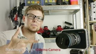 the Blackmagic Cinema Camera REVIEW  Day 1 Body and Menu [upl. by Brent573]