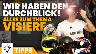 Motorradhelm Visiere im Überblick [upl. by Gerik]