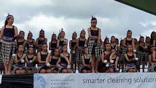 Browns Bay School Haka teams performance at Rangi Toto College 2023 [upl. by Ayouqat31]