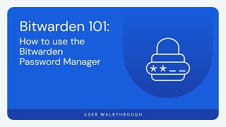 Bitwarden 101 How to use the Bitwarden Password Manager [upl. by Aretahs]