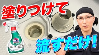 【ラクすぎ】お風呂用洗剤よりよく落ちるマジックリンでお風呂の排水口掃除をしてみた！ [upl. by Nnav41]