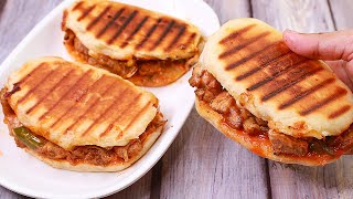 Chicken Panini Sandwich Recipe  Panini Sandwich  Chicken Cheese Sandwich  Toasted [upl. by Nauqed]