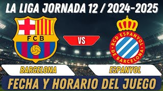 Partido De Liga Hoy Barcelona vs Espanyol [upl. by Aleb]