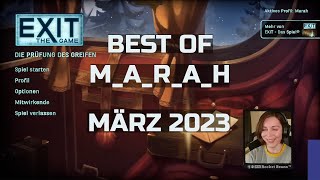 Ein sehr rätselhaftes Best of feat quotDer Fasanquot  Best of marah März 2023 [upl. by Sawtelle88]