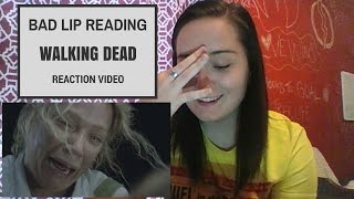 The Walking Dead Bad Lip Reading Reaction [upl. by Assila]