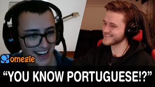 Foreigner Speaking Portuguese on Omegle [upl. by Castillo]