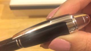 Montblanc StarWalker Platinum Resin Fineliner Pen Unboxing amp Review [upl. by Nitin]