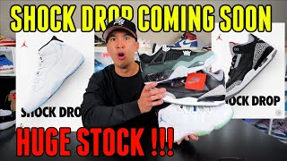 SHOCK DROP COMING SOON  CRAZY HUGE STOCK MILLIONS AND MILLIONS OF PAIRS [upl. by Enier330]