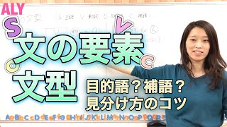 ゼロから教える中学英語 12  5文型 文法編 文の要素主語・動詞・目的語・補語、5文型の構造、文型判別のコツ、修飾語 [upl. by Marte765]