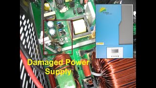 repairing solar Inverter amp charger 5500VA5500W Main Power Supply Damaged [upl. by Holladay]