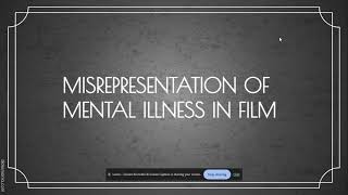 The Portrayal of Mental Illness in Media [upl. by Altman]