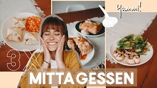 3 schnelle Rezepte fürs Mittagessen mit Blätterteig  vegan amp super einfach [upl. by Bunni]