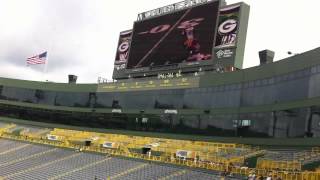 Lambeau Field new Huge Video Scoreboards [upl. by O'Mahony]