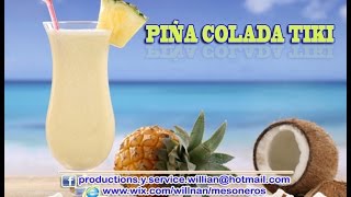 Como hacer la piña colada TIKI por Willian Campos PampSW [upl. by Dyal]