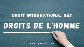 Droit International des Droits de lHomme en 3 minutes [upl. by Veron772]