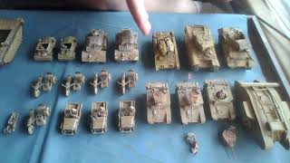 Armies on parade my british 8th army collection [upl. by Meridel]