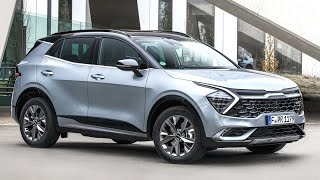 New KIA Sportage HYBRID GTLine 2022  Lunar Silver  Driving Exterior amp Interior [upl. by Niboc]