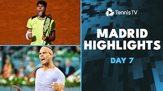 Nadal vs Lehecka Under the Lights Alcaraz Sinner in Action  Madrid 2024 Highlights Day 6 [upl. by Nagek]