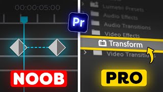 Easiest Way To Make SAVAGE Transitions Premiere Pro Tutorial [upl. by Nirret700]