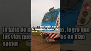 ESTA VIA NECESITA UNA RENOVACION URGENTE  ferrocarril railway trenesargentinos [upl. by Namyaw]