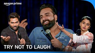 Try not to laugh  Bass Kar Bassi Tathastu Comicstaan  Prime Video India [upl. by Ellecrag]