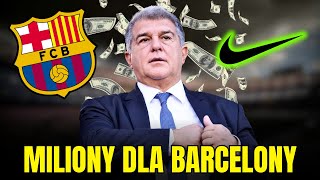 MILIONY DLA BARCELONY REKORDOWY KONTRAKT Z NIKE [upl. by Lleynad]