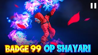 Badge99 New Attitude 🔥OP Shayari Must Watch Shorts [upl. by Barcot]