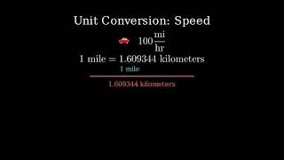 How to Convert 100 mihr to kmhr [upl. by Cally]