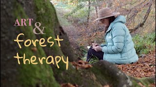 Autumn forest therapy ✶ plein air watercolor [upl. by Luehrmann]