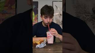 What does the NEW Arby’s Strawberry SHAKE taste like arbys food foodreview tastetest review [upl. by Yttisahc]