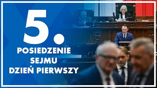 5 posiedzenie Sejmu  dzień pierwszy 7 lutego 2024 r [upl. by Anitsrik]