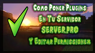 Como Instalar Plugins En Serverpro lMinecraft 2 [upl. by Llerraj566]