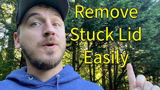 How To Remove A Lid Stuck On A Septic Tank [upl. by Klingel]