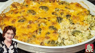 Old Fashioned Broccoli Cheese amp Rice Casserole  Cooking from Scratch  Mamas Southern Recipes [upl. by Naerb]