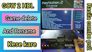 ps2 ke game delete kese kare  ps2 me game rename kese kare [upl. by Liagiba149]