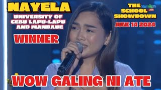 DAILY WINNER  NAYELA  TAWAG NG TANGHALAN THE SCHOOL SHOWDOWN subscribe share JUNE 14 2024 [upl. by Kezer]