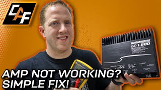 No sound No power Fix your amplifier EASILY with THESE EASY TESTS [upl. by Mayyahk]