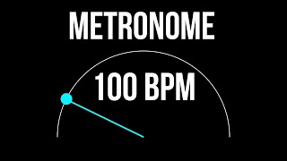 METRONOME 100 BPM 🎶 5 minutes metronome [upl. by Jamesy]