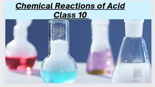 chemical reactions of acids class 10 [upl. by Lalage893]