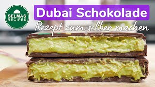 Dubai Schokolade Rezept zum selber machen  Schritt für Schritt zum perfekten Ergebnis 🍫 [upl. by Glendon]