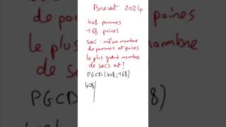 Brevet  Calculer un PGCD  Arithmétique 7 [upl. by Nika]