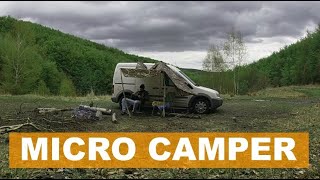 Woodland Camping with Micro Camper Ford Transit Connect [upl. by Aissela630]