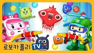 POLI Game  Lets learn Color together  for Kids  Robocar POLI [upl. by Jenette531]