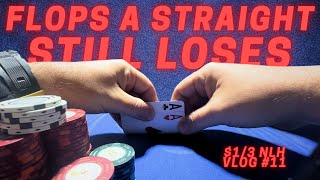 GETTING COOLERED at 136 NLH Home Game Straight Over Straight Must Watch Poker Vlog 11 [upl. by Ploch]