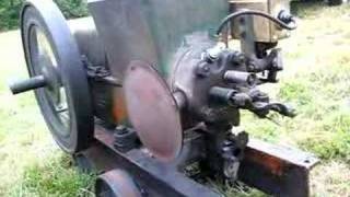 Stover 2 HP hit and miss antique gas engine [upl. by Dera435]