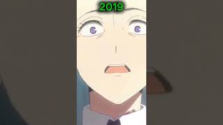 2021 vs 2019 attackontitan thepromisedneverland [upl. by Putnam]