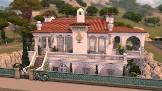 Villa Azul  The Sims 4 Speed Build  CC [upl. by Adnoral748]